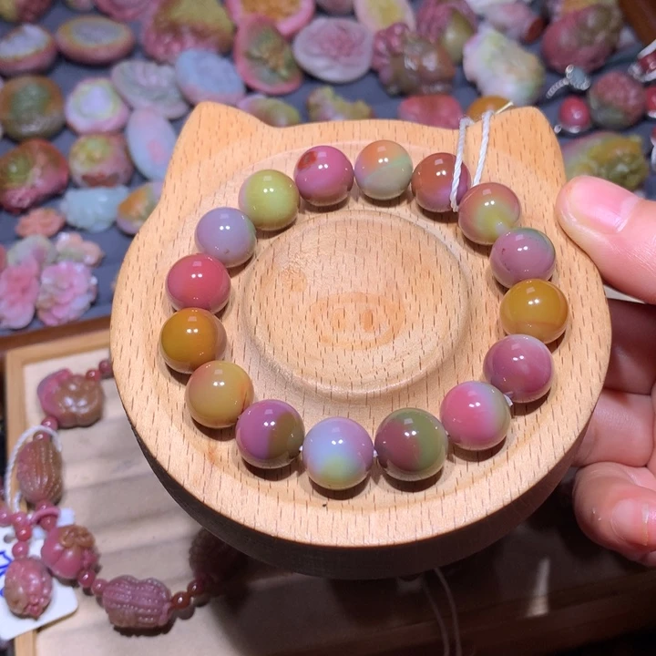 玛瑙/玉髓未镶嵌手链盐源玛瑙