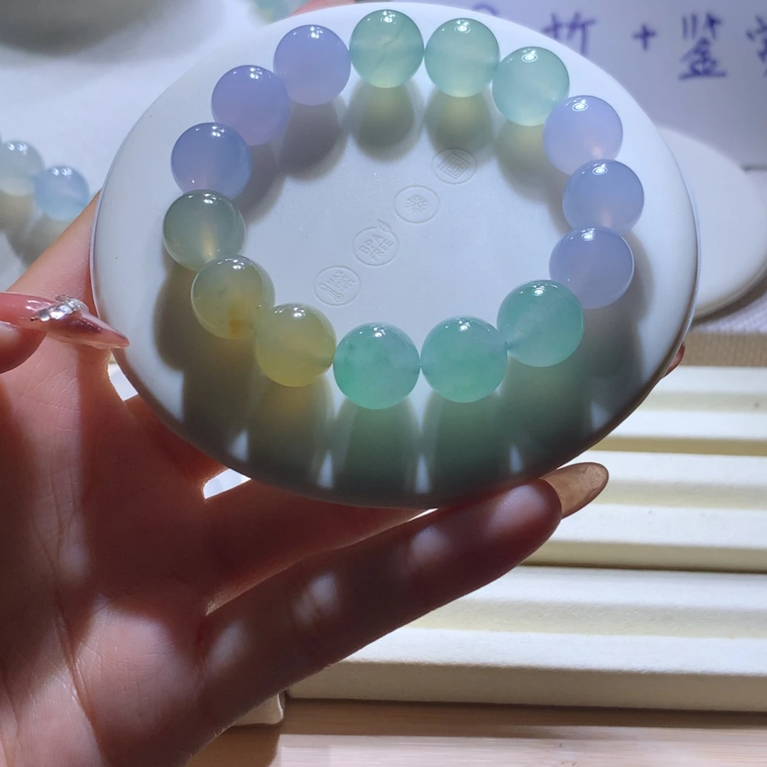 散珠翡翠五彩多宝*折后价12m m