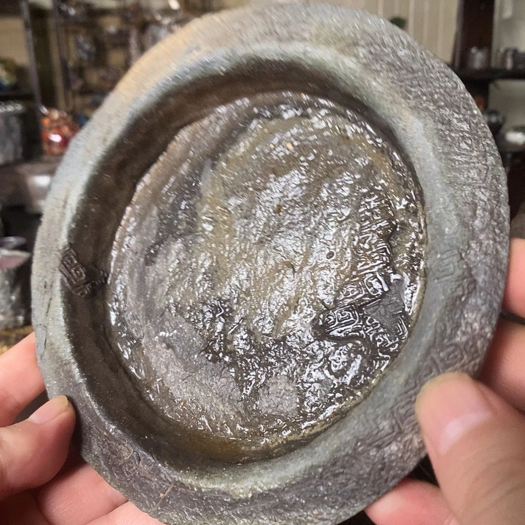 手工制作柴烧茶具
