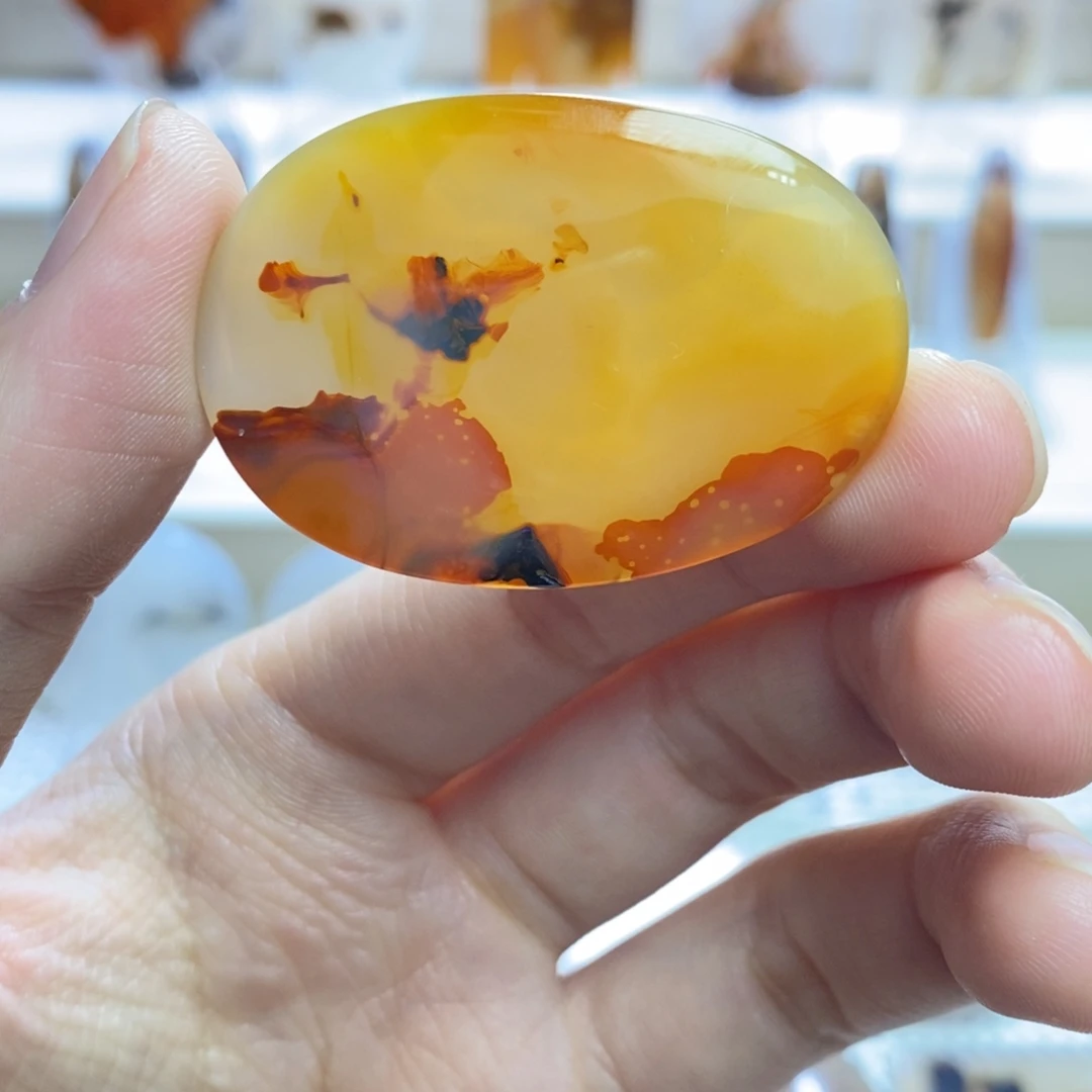 玛瑙/玉髓未镶嵌吊坠(不含链)