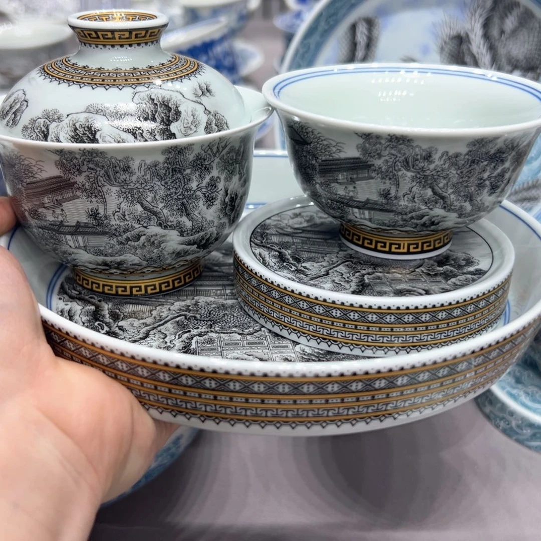 瓷片飘**信景德镇高端瓷器茶具
