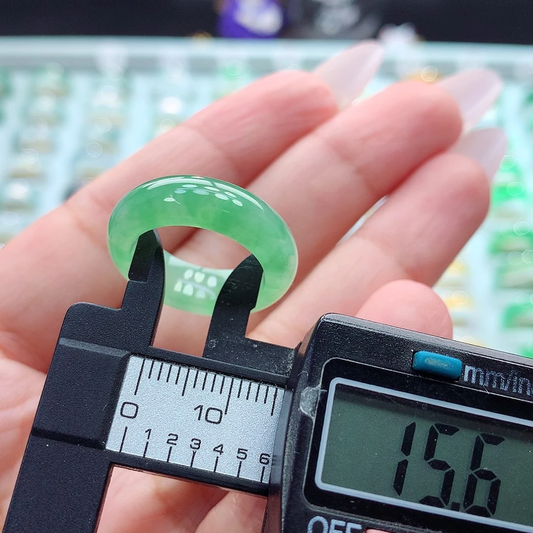 未镶嵌戒指翡翠10-11号