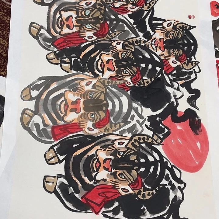 国画阿*儿左都建老师作品 6666666