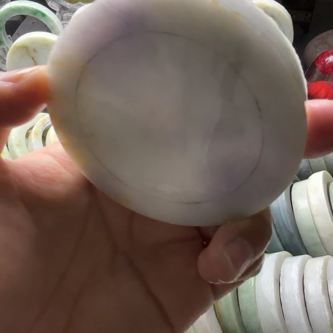 朴***花定制翡翠未镶嵌翡翠手镯定制