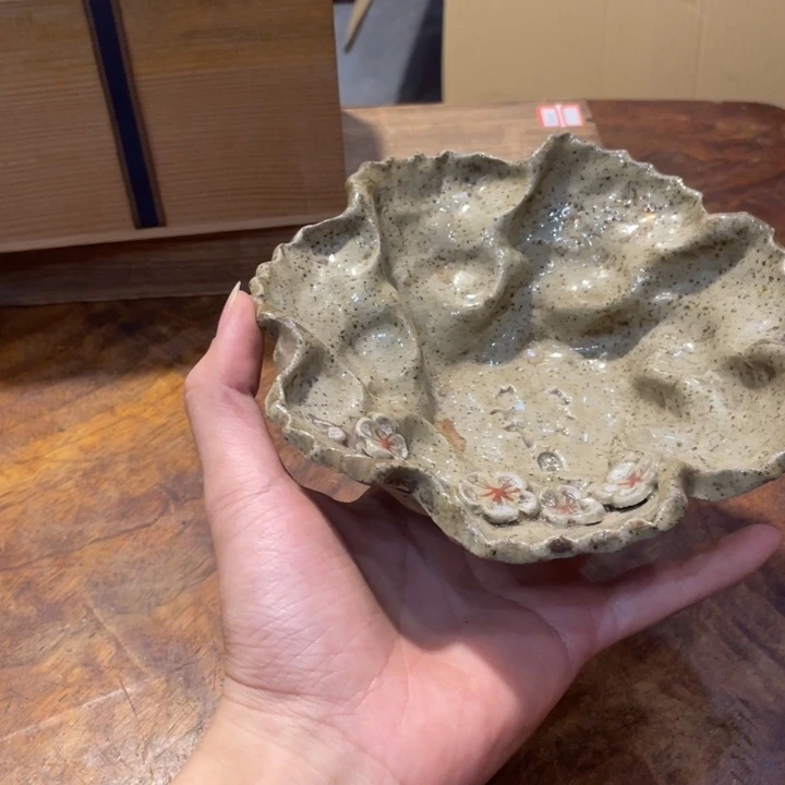 陶瓷小六古美术工艺品摆件