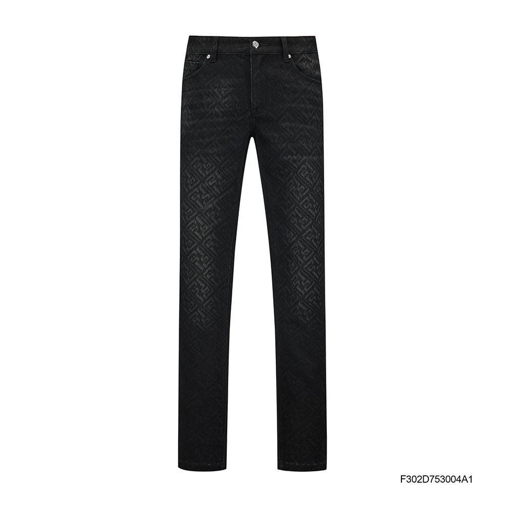 FENDILOR24秋冬新款男款小眼睛休闲时尚直筒牛仔裤 F302D753004A