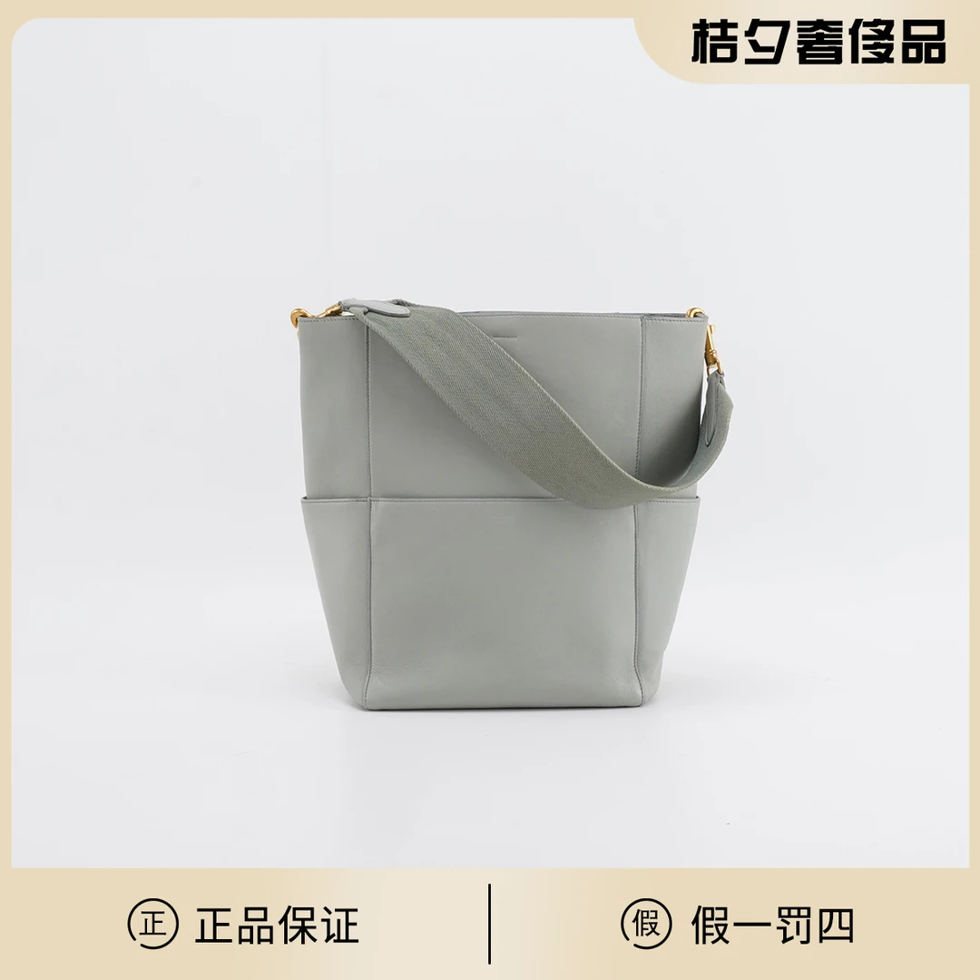 95新 Celine/思琳  【一号店】粒面牛皮 水桶包/BGK802550001