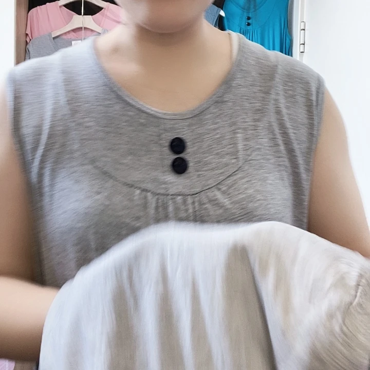 织绣套装灰色3x女士