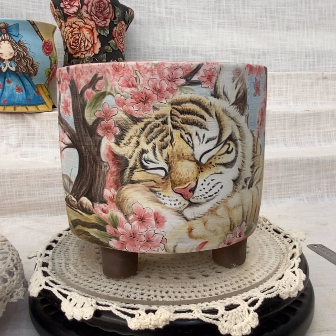 ****签非常喜欢这老虎盆