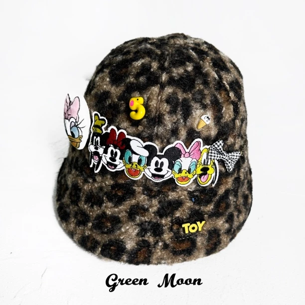 甜酷辣妹卡通可爱秋冬帽子毛绒A255