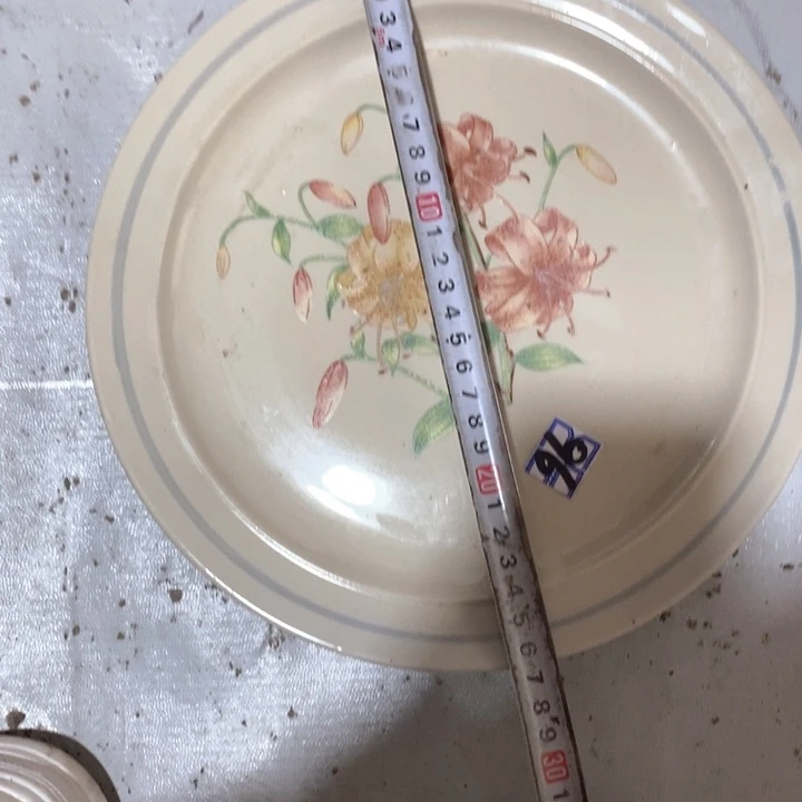 瓷片磁州窑炻器瓷盘子