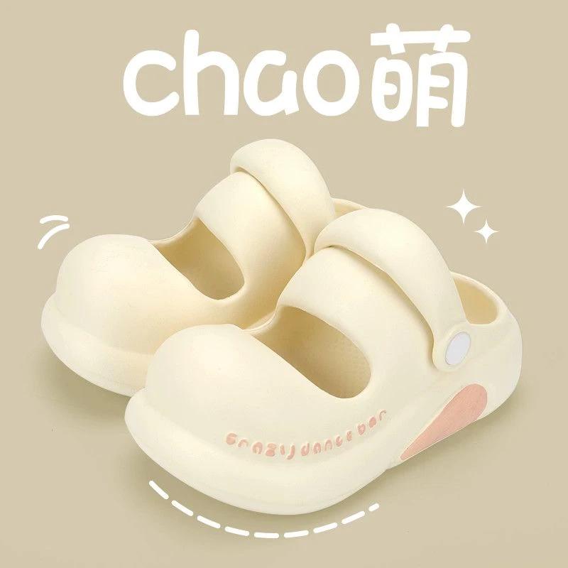 包头防撞儿童拖鞋女童夏季室内男女孩中大宝宝外穿防滑洋气洞洞鞋