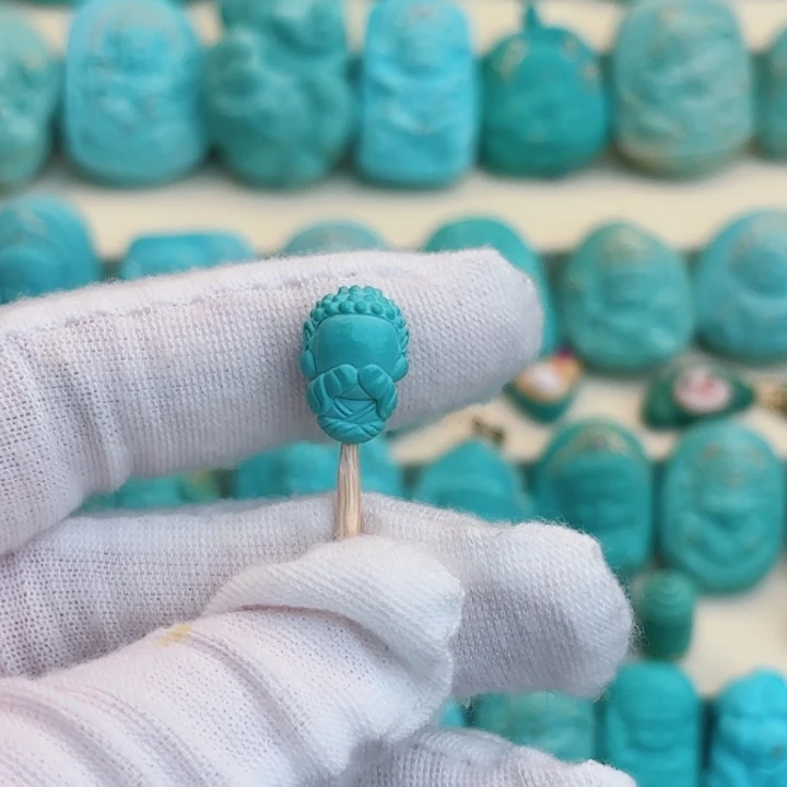 未镶嵌绿松石珠宝奇石