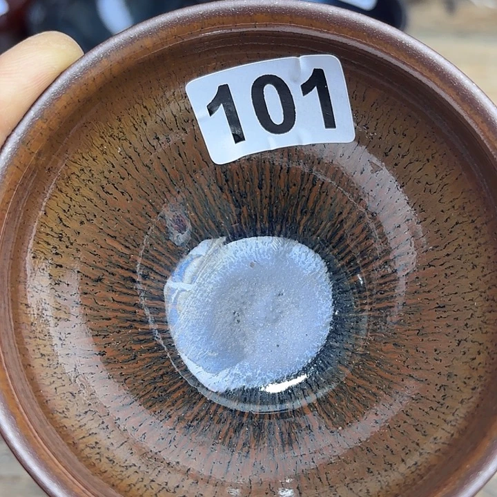 茶盏沐雨茶器柴烧主人杯