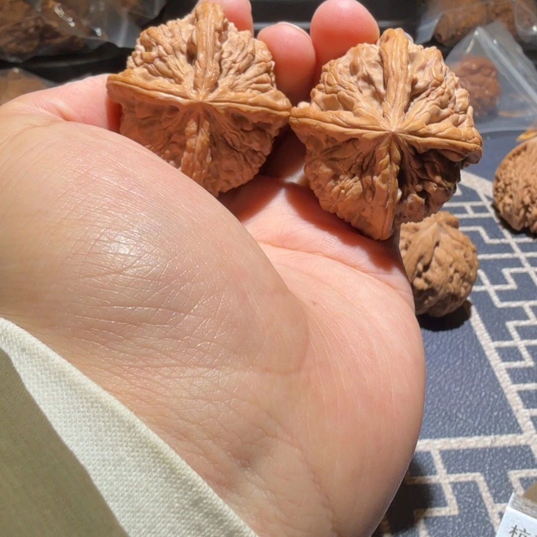 把件文玩核桃玉玺四棱