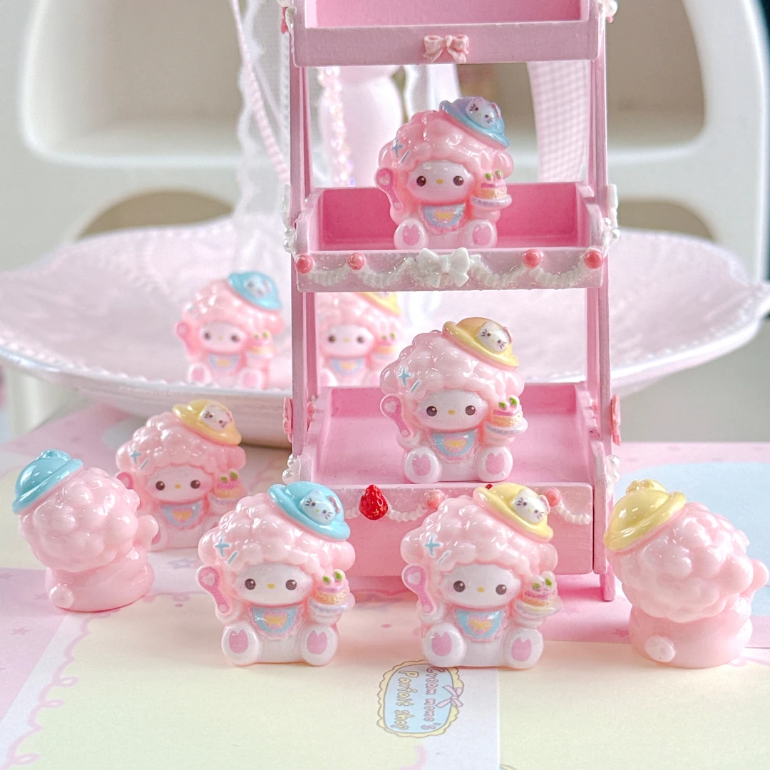 【笑笑定制—立体蛋糕羊】diy树脂小饰品/食完/手工摆件