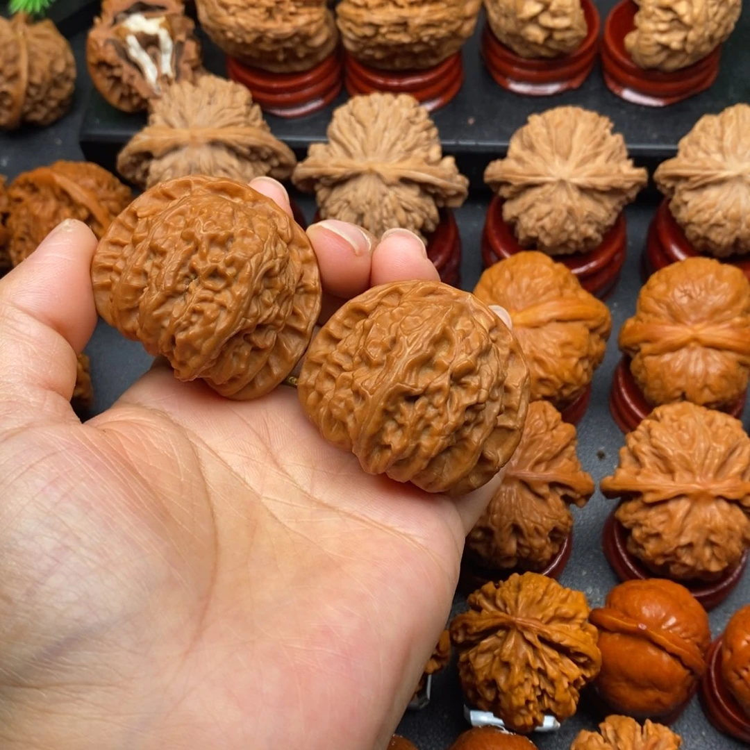 把件文玩核桃43白狮子