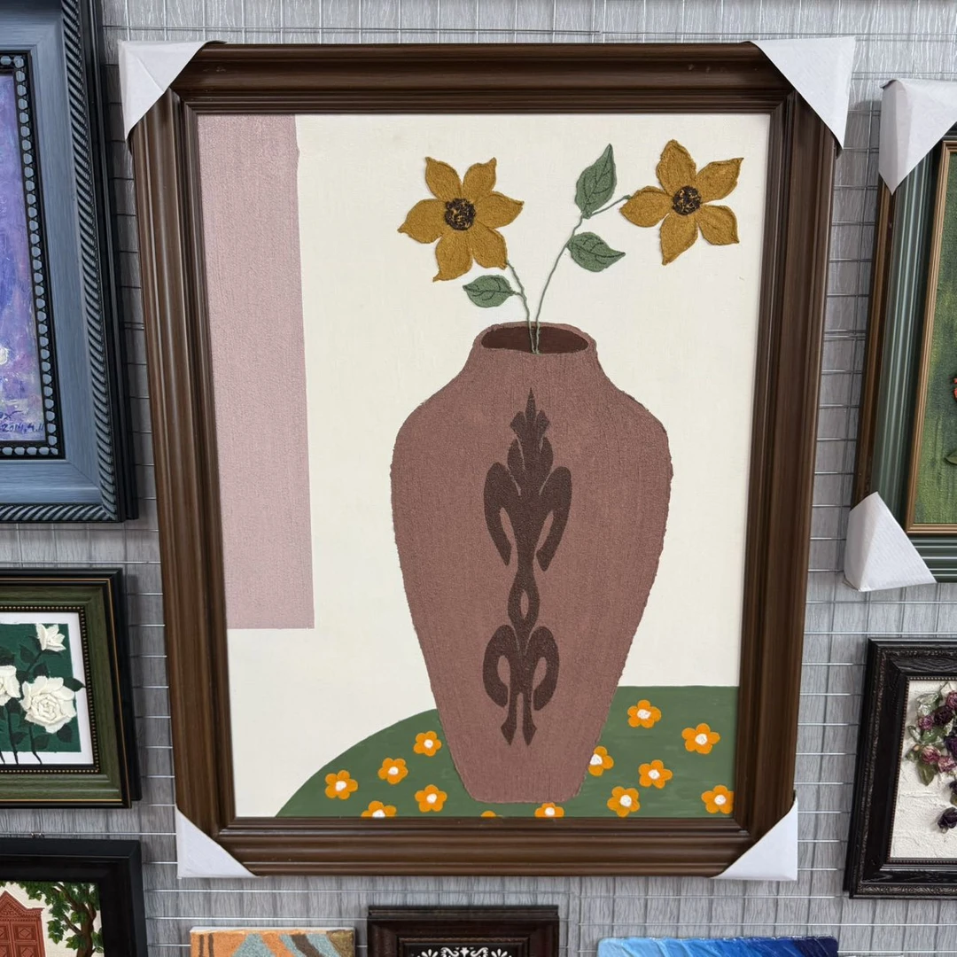 【新疆包邮】装饰画 客厅背景墙 石英砂装饰画