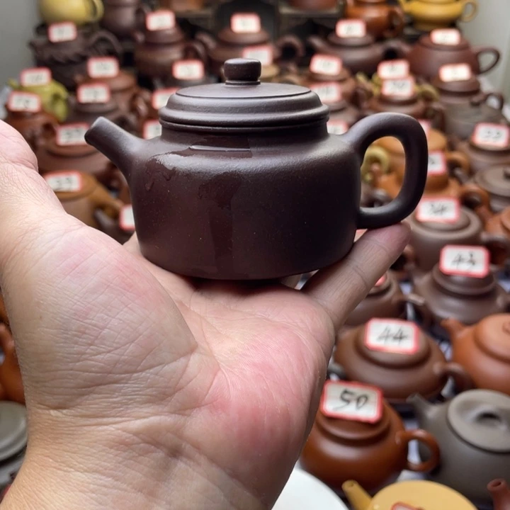 紫砂茶壶宜兴紫砂半手工