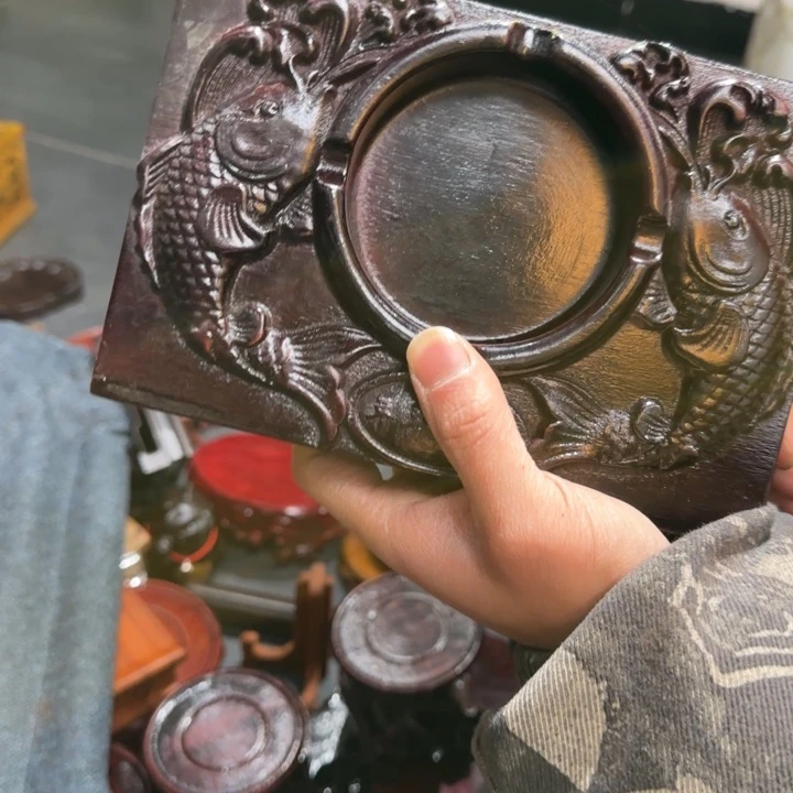 橄榄核摆件红木工艺品底座等