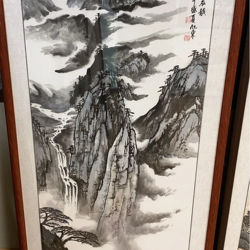 【闪购商品】国画手绘国画带框123.63