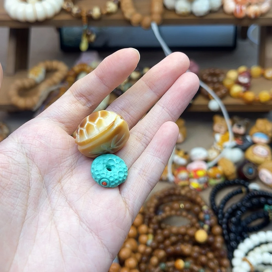 猴头核桃手串夏两个配件