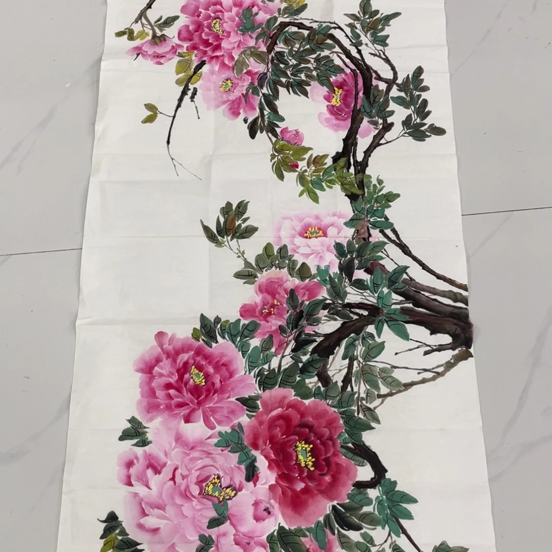 国画胡小春老师绘画