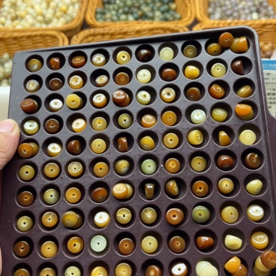 吊坠白玉菩提瑕疵9糖果妞妞大肠100颗