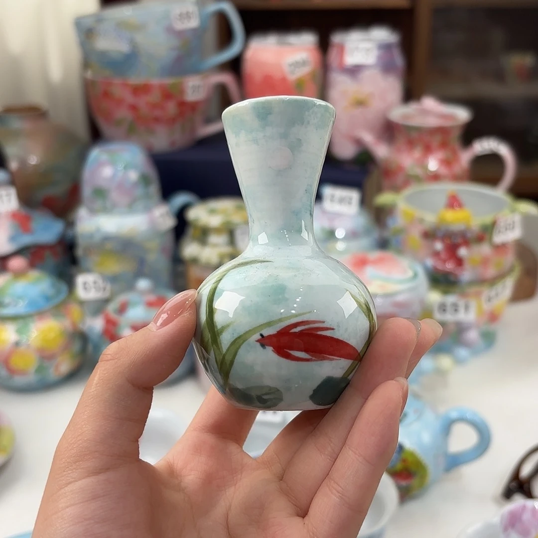 景德镇手绘高温釉下彩陶瓷茶具