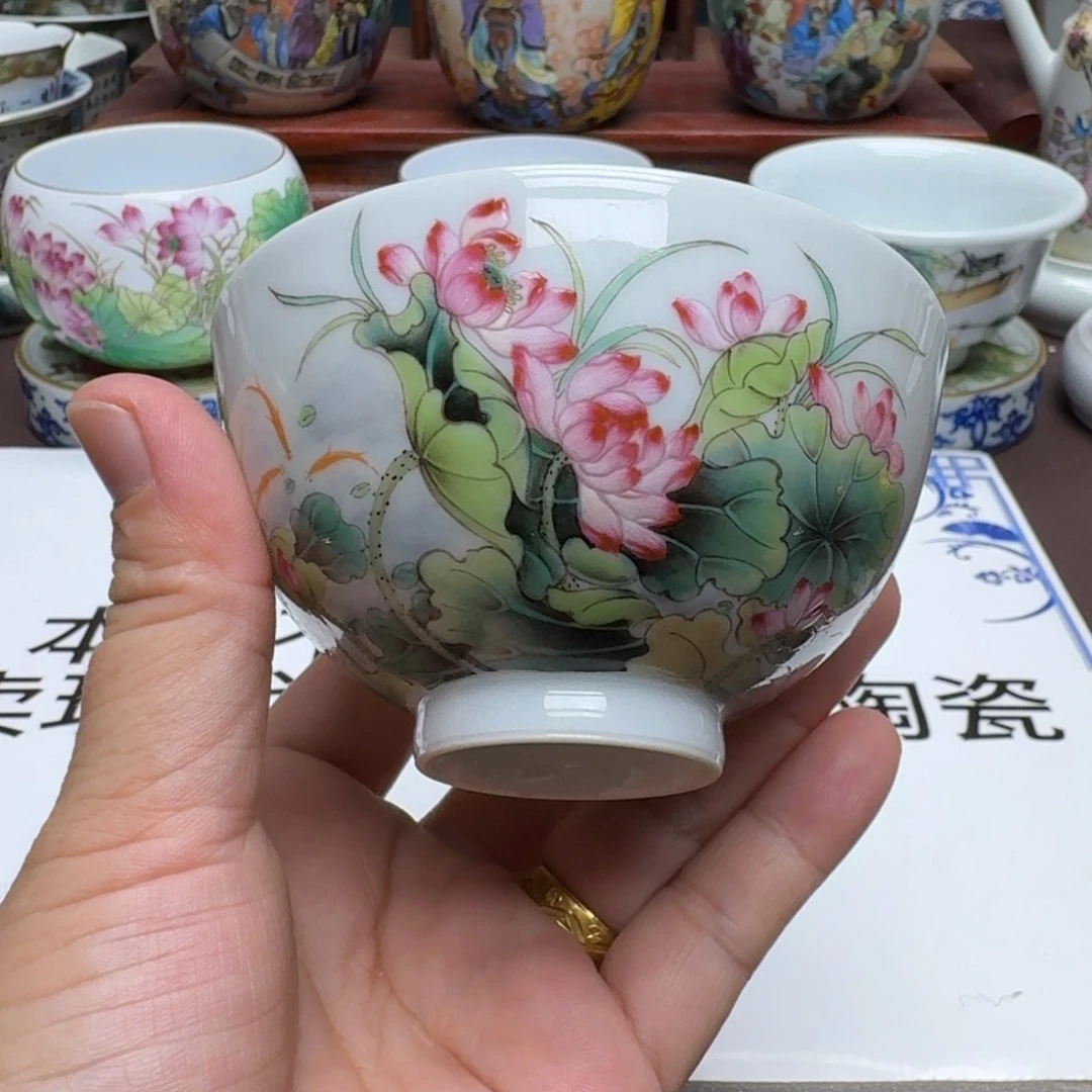 景德镇手工手绘展示