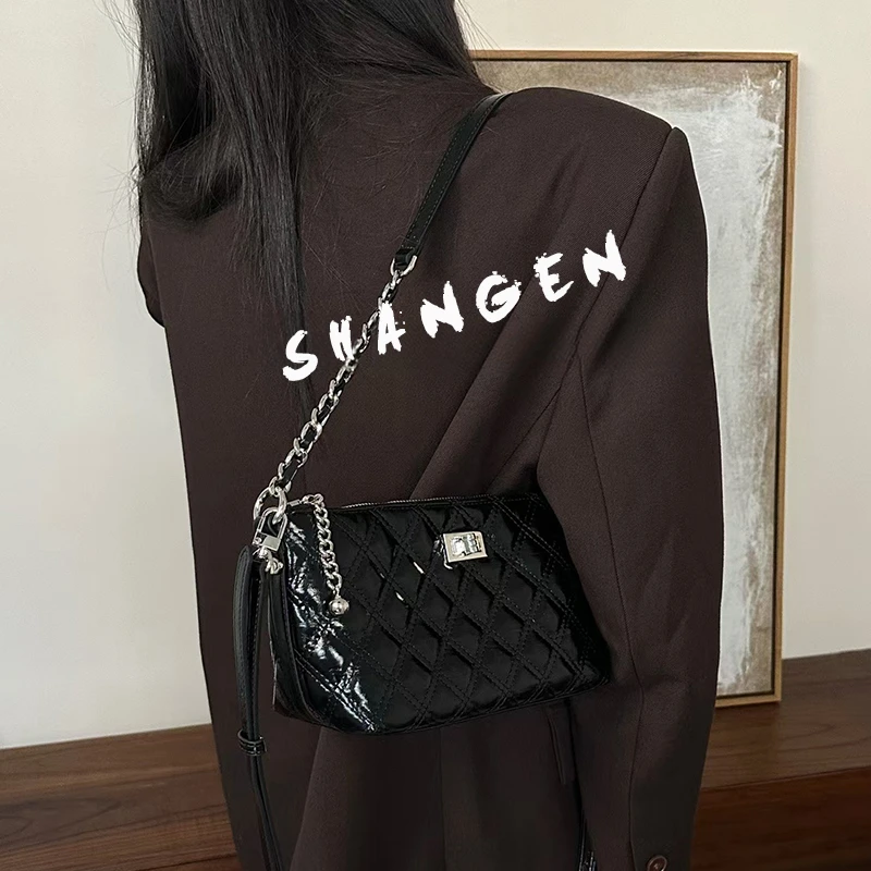 【尚恩CC】SK-82828-黑色-28*10*14轻奢女士新款手提单肩斜挎包