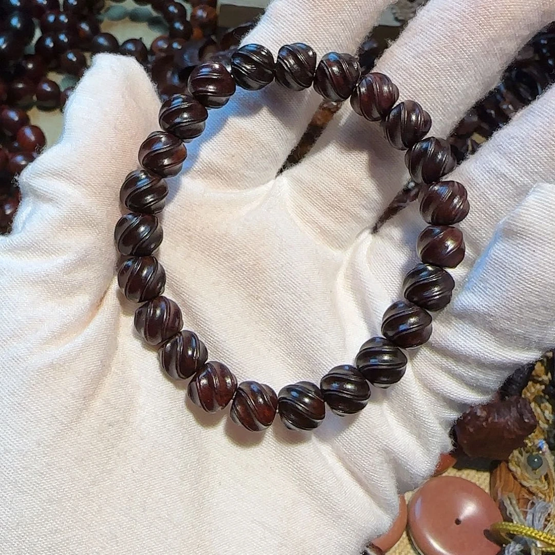 木质类扭扭珠印度小叶紫檀