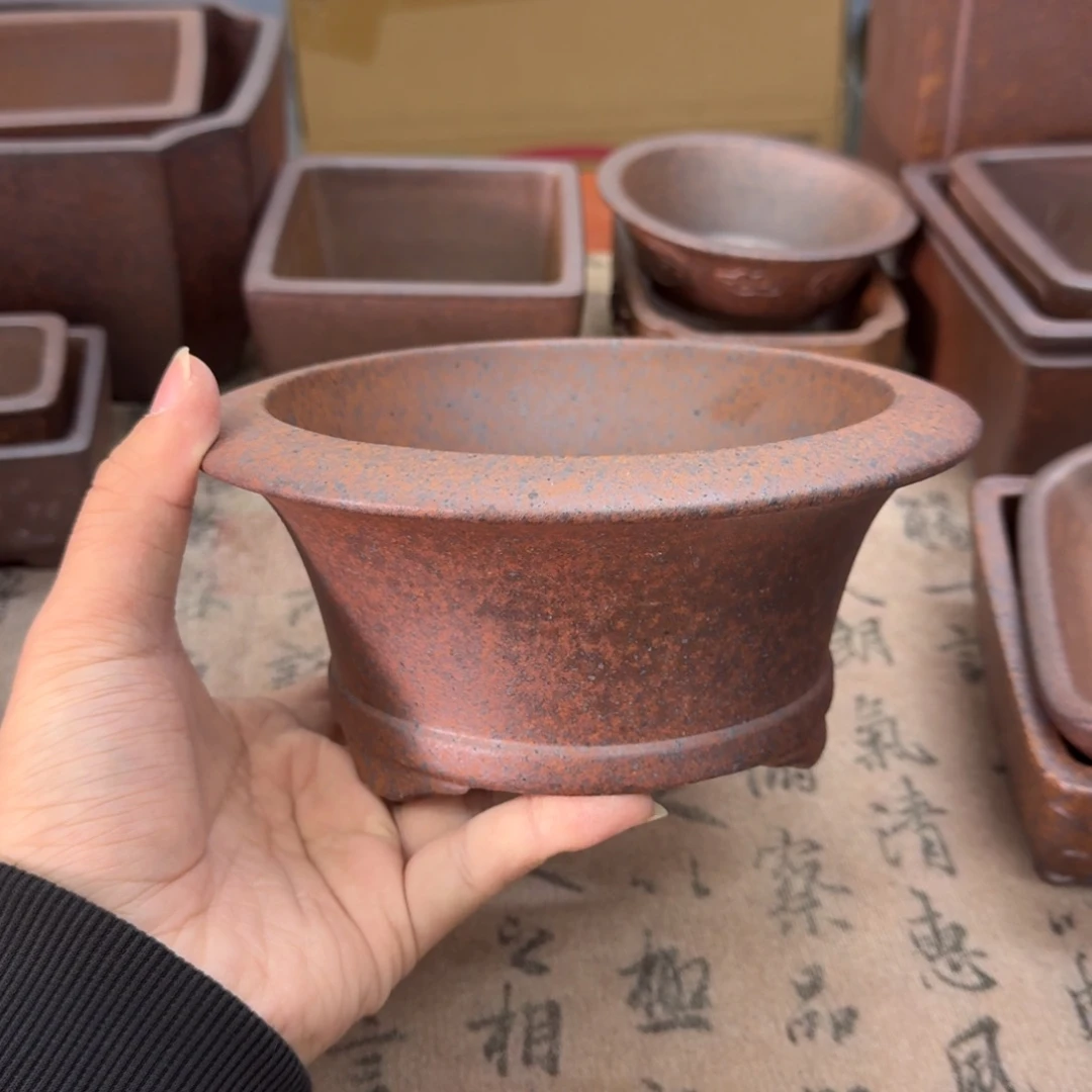 紫砂花盆27号宜兴紫砂正品14.5x7.5