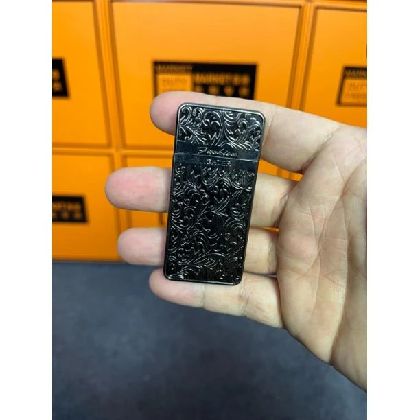 超薄黑冰唐草气机打火机161