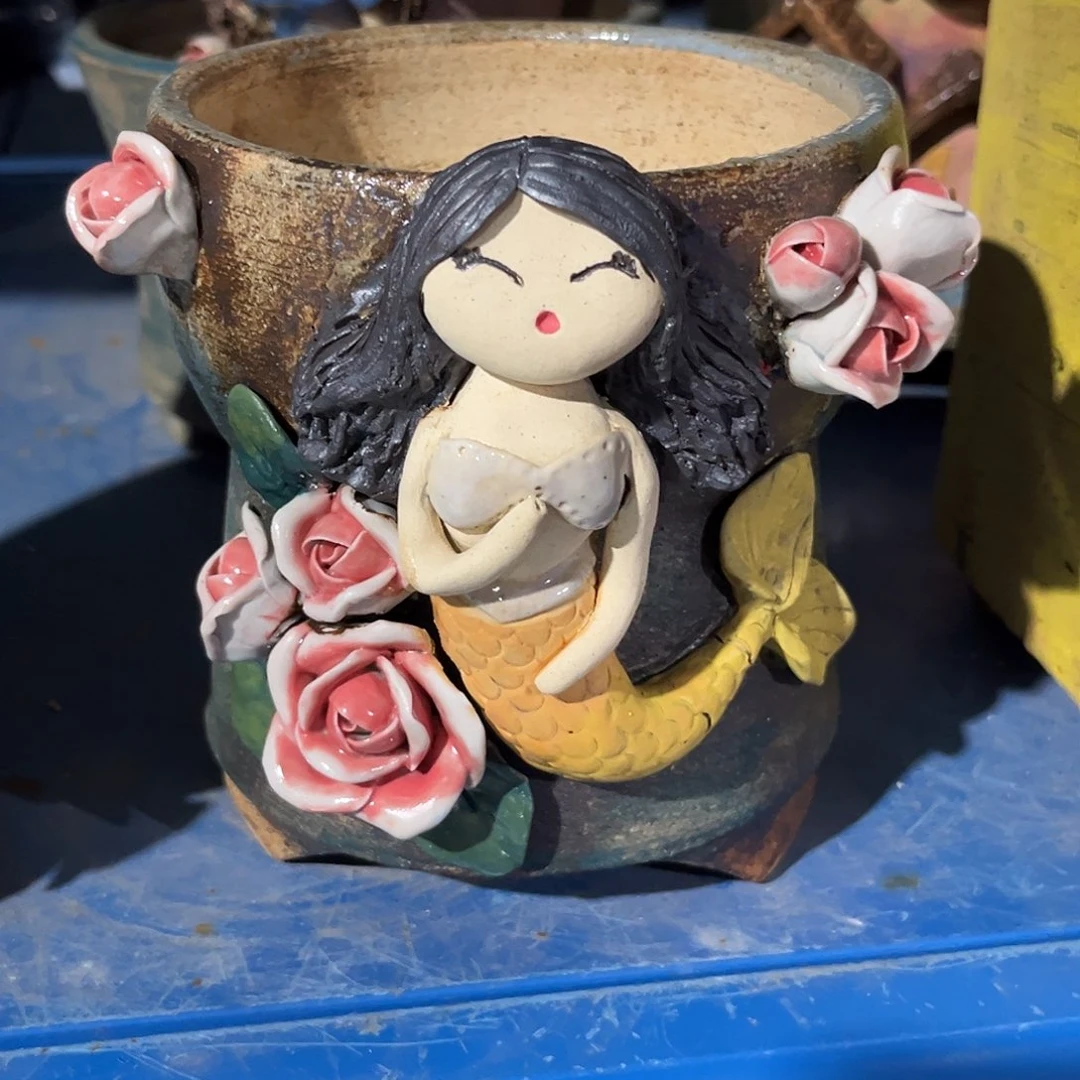 45 号陶然花器多肉植物手工花盆厂家直