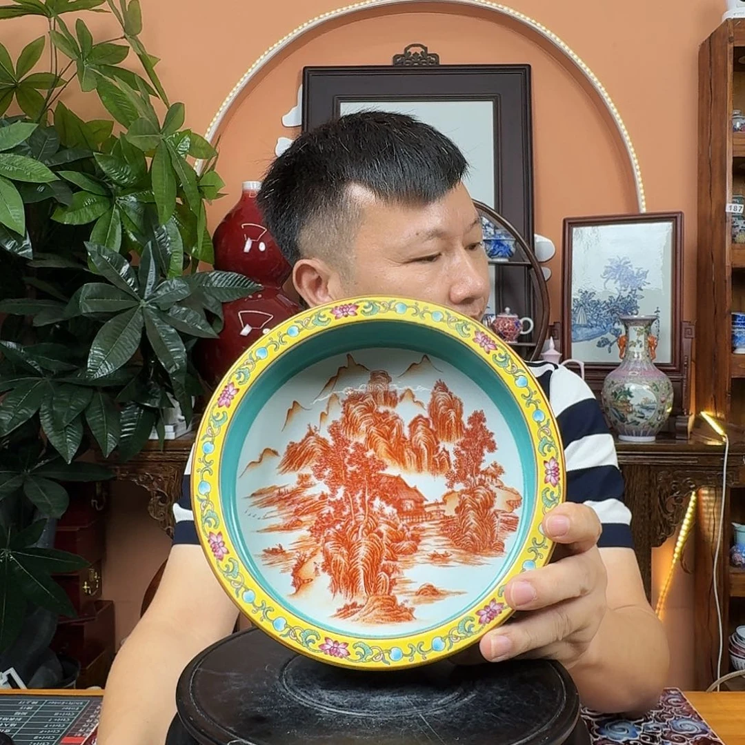 其他景德镇陶瓷手工笔洗