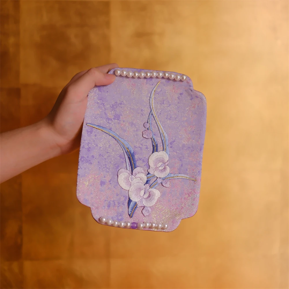 大碗茶器 问春风【枝枝新巧】珍珠流苏茶席隔热泡茶垫喝茶桌布20*15