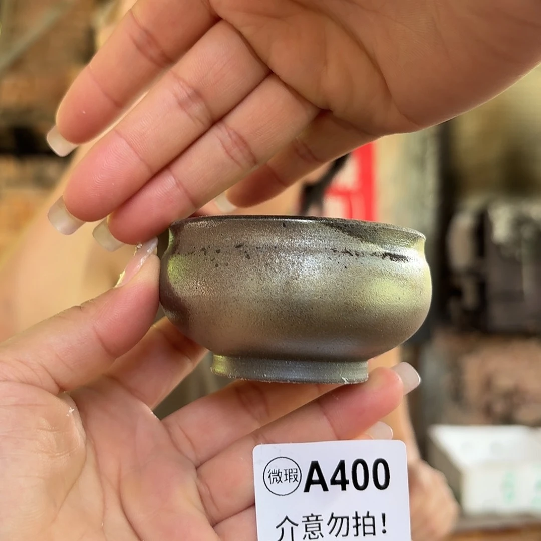 杯坭兴陶柴烧全手工原矿泥料杯