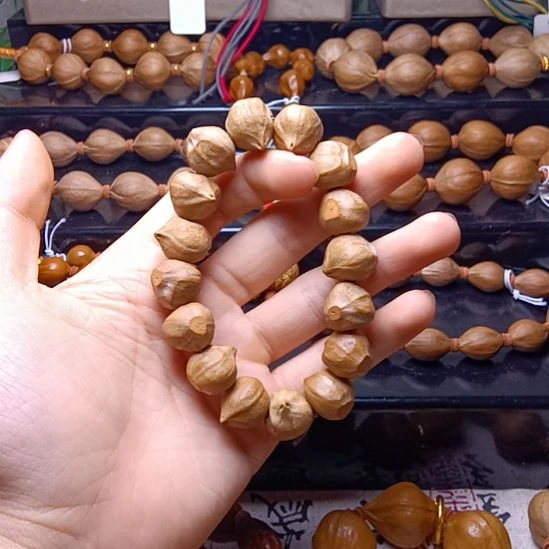 手串/手链橄榄核橄榄核手串三花铁核异形1.4