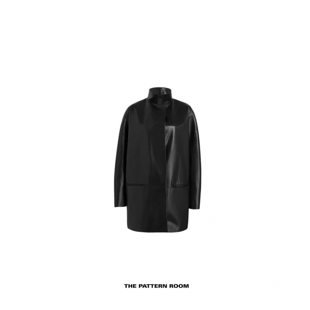 The pattern room | 新经典力量线条茧型绵羊皮NBA皮衣