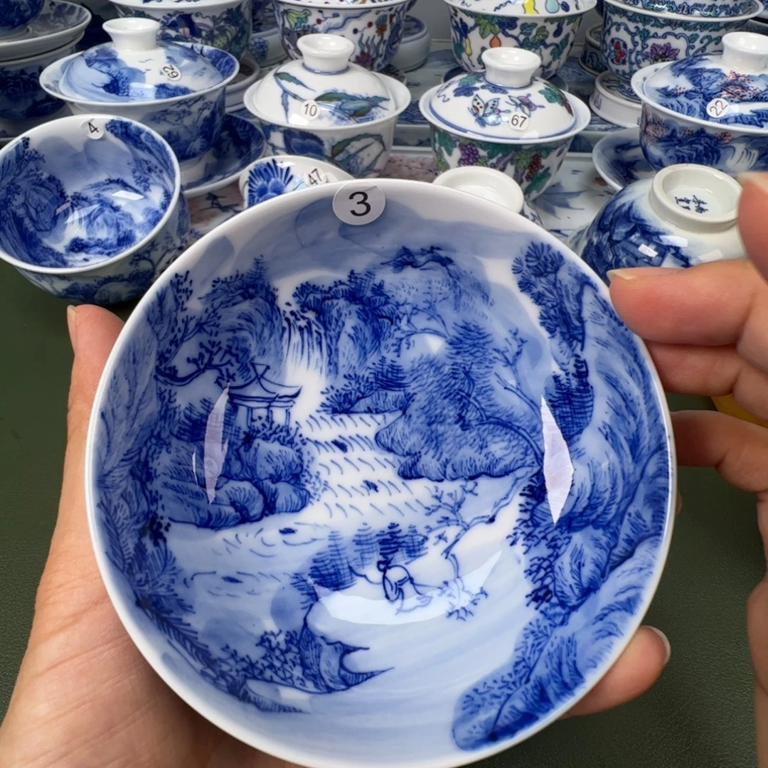 景德镇纯手工纯手绘茶具木木3
