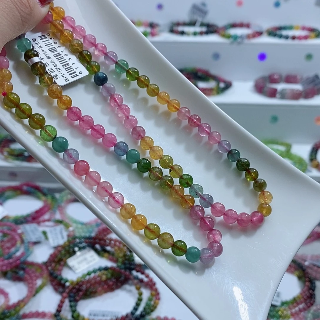 碧玺手链未镶嵌多样性发一条