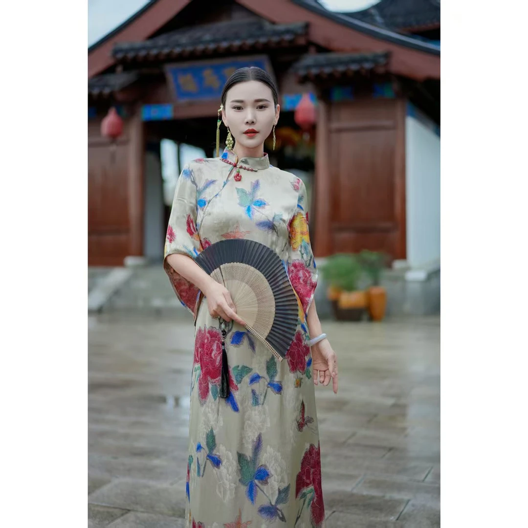 紫薇  | 连衣裙夏季新款国风古典设计师款气质