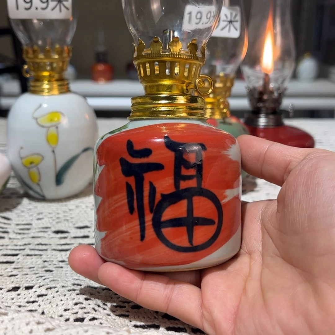 摆件景德镇陶瓷手工香薰灯