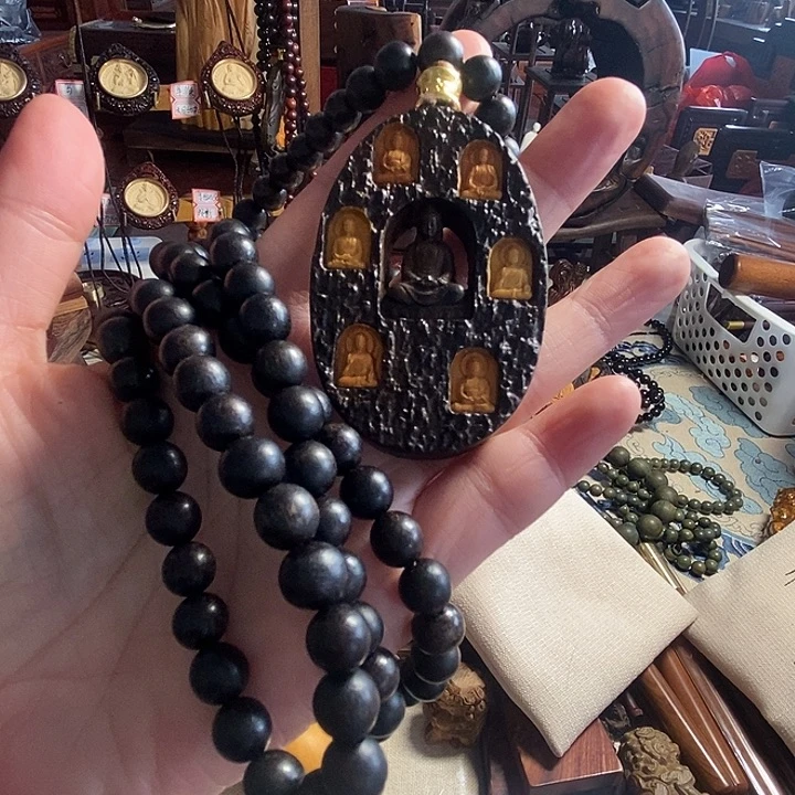 黑酸枝木类黑檀吊坠