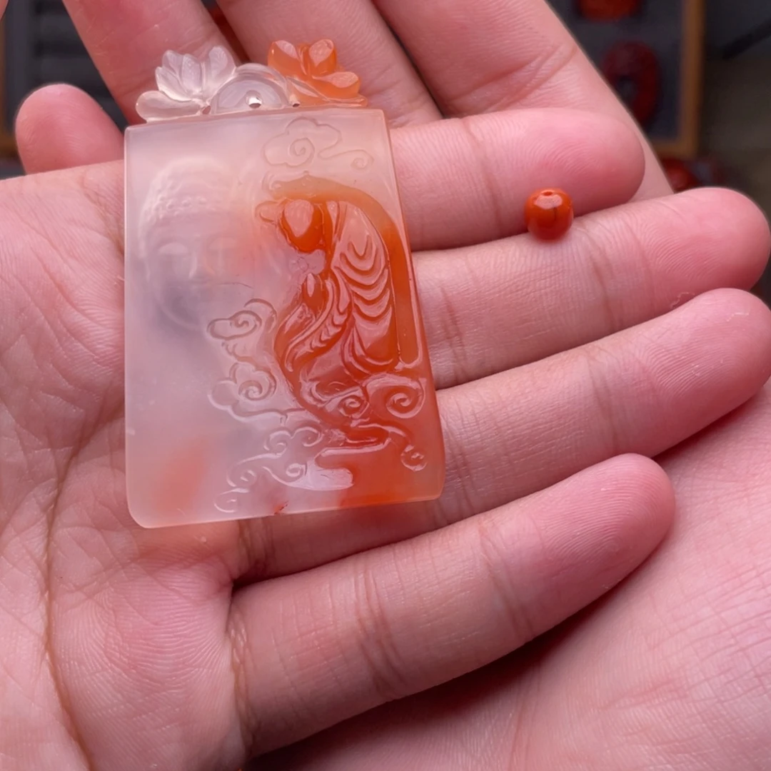 南红玛瑙未镶嵌配饰