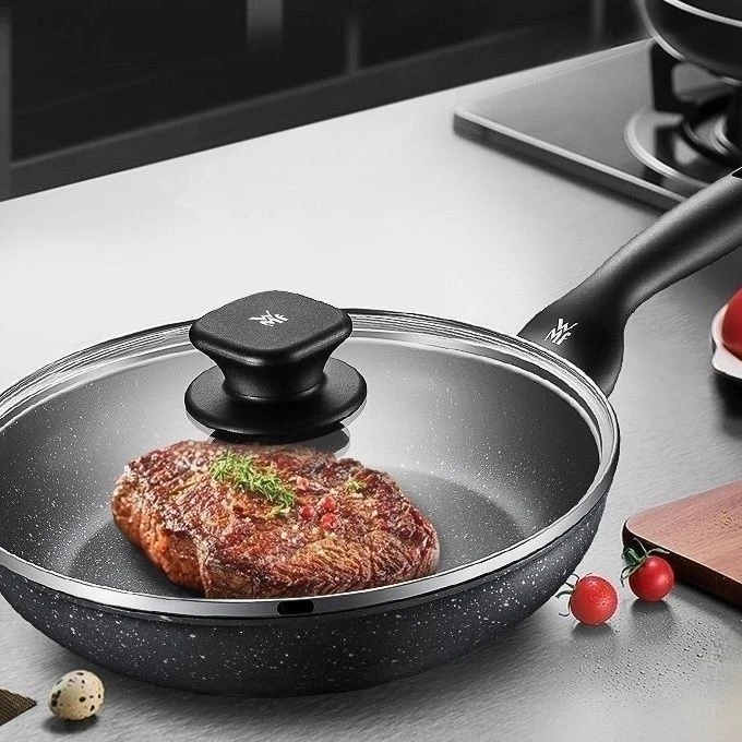 新疆西藏包邮WMF德国福腾宝星辰系列煎炒两用锅炒锅麦饭石色平底