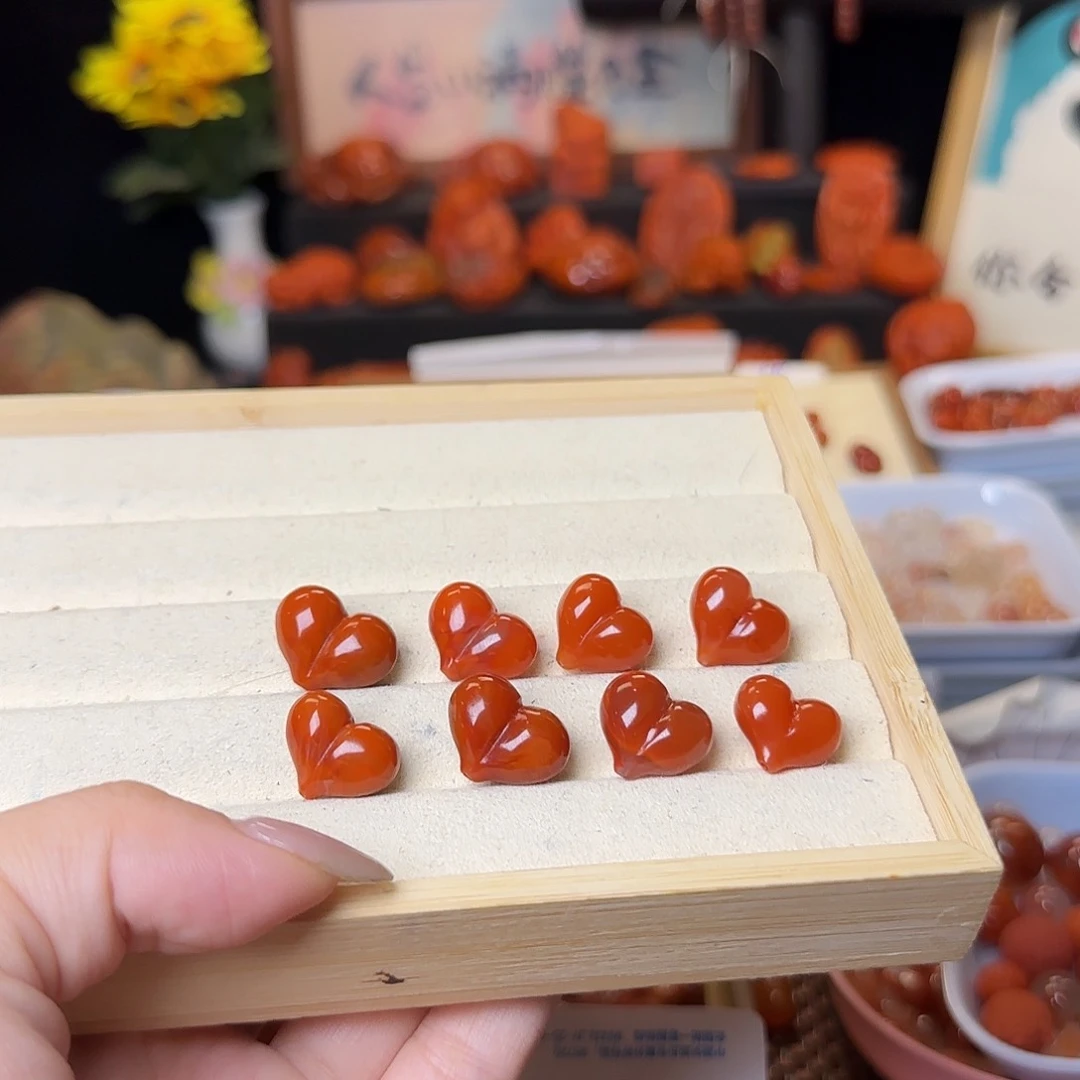海***宝南红玛瑙未镶嵌吊坠(不含链)