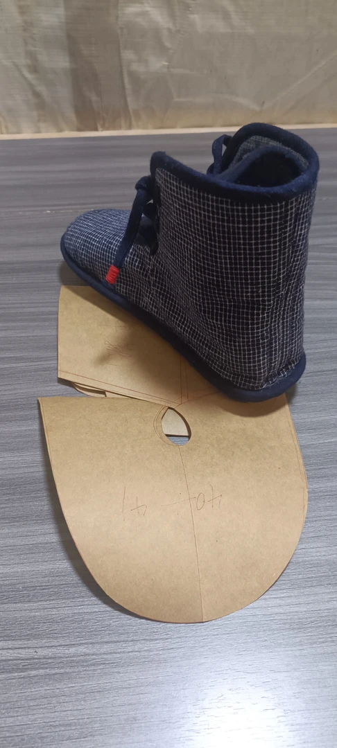 大姐手工布鞋棉鞋鞋样500克加厚牛皮纸高帮棉靴，中帮单靴样板