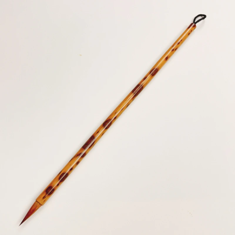 狼毫小楷毛笔 出锋2.0cm 湘妃竹杆【清水试笔 蘸墨不退】